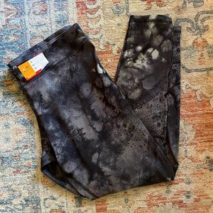 Champion workout leggings - gray tie dye